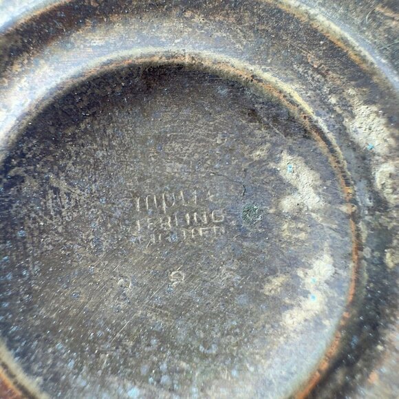 1950 VIKING Dish Pedestal EMPIRE STERLING SILVER Weighted Manganese 365nm UV - Picture 5 of 16